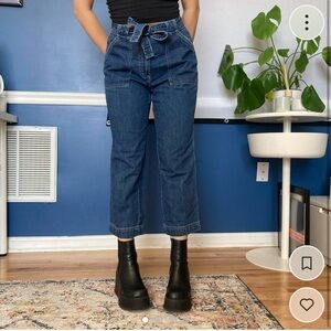 St. John's Bay Dark Blue Cropped Jeans